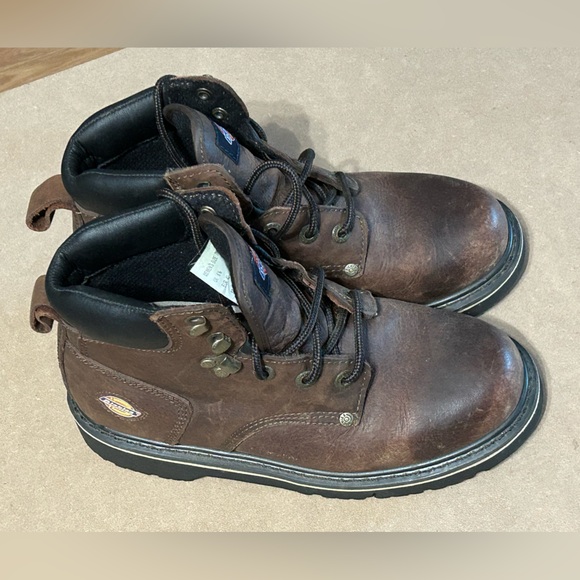 Dickies Men’s Steeltow Workboots size 7 Preowned - Picture 1 of 9